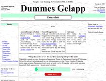 Tablet Screenshot of dummes-gelapp.de