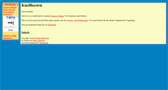 Desktop Screenshot of knallkasten.dummes-gelapp.de